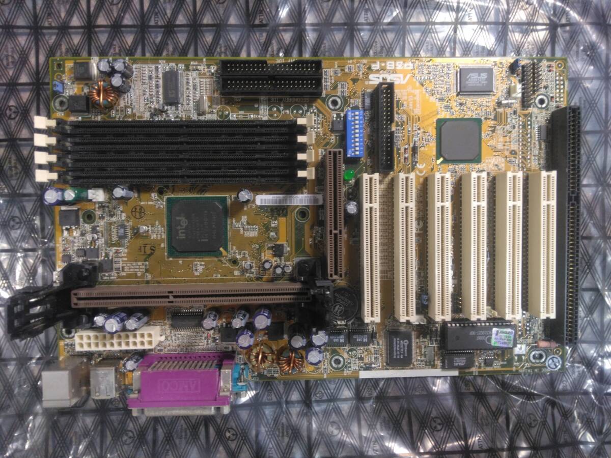 ASUS P3B-F Intel 440BX Slot1 ATX マザーボード拍卖