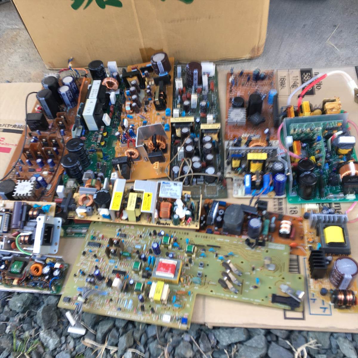 【都市鉱山】制御基板、半導体 重量約10Kg超 情報家電、オーディオ機器類ジャンク基板 金抽出、精錬、部品取り等に 不動完全ジャンク拍卖