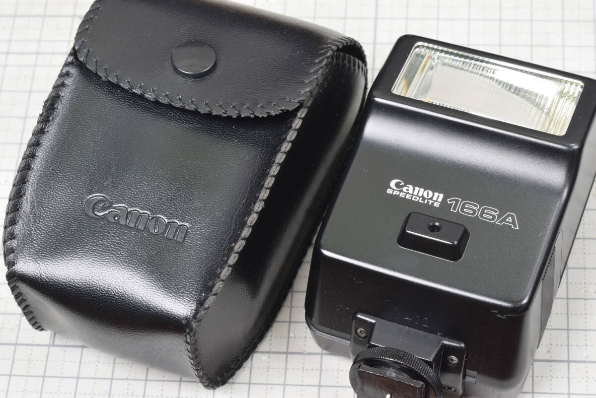 #957 CANON SPEEDLITE 166A A-1/AE-1/T-50などに きれい拍卖