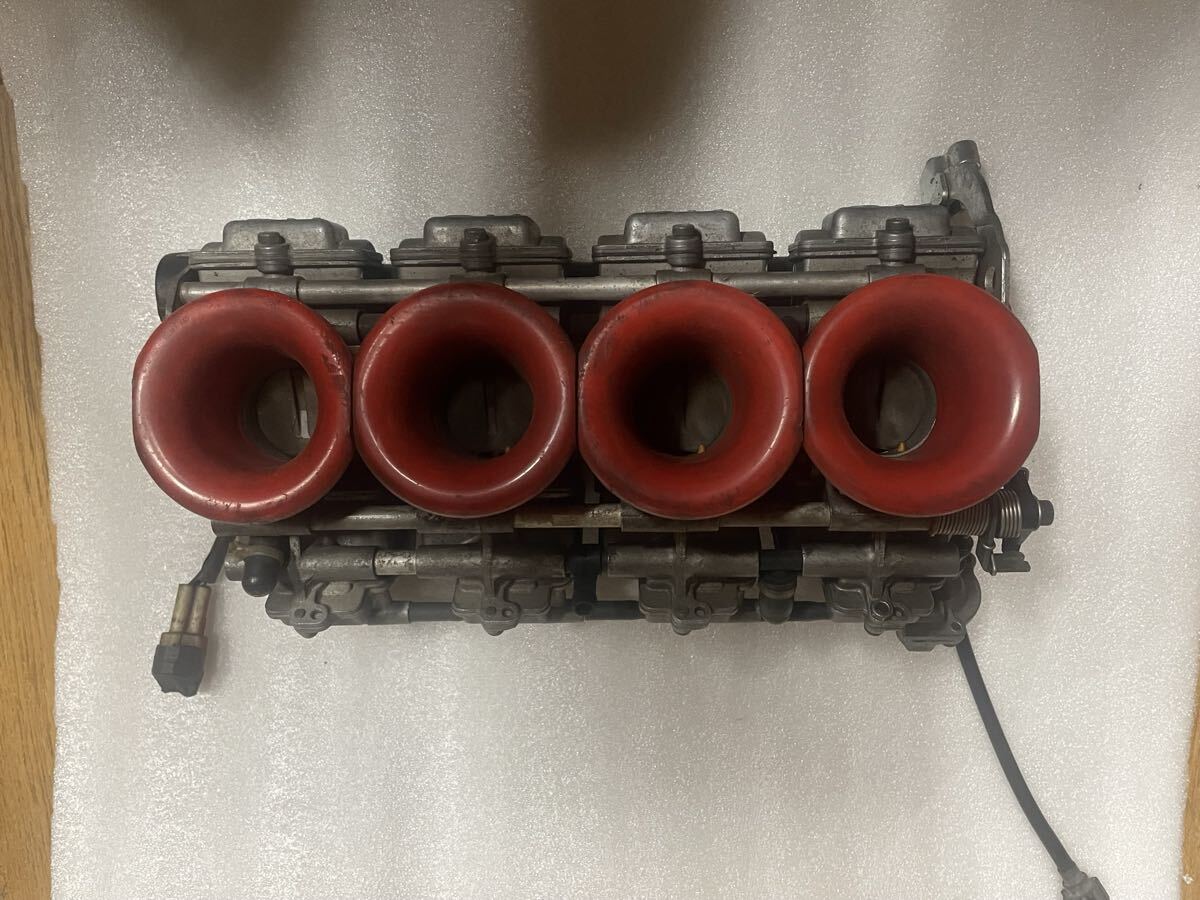 ZXR400用 KEIHIN FCR キャブレター 4連 赤ファンネル 拍卖