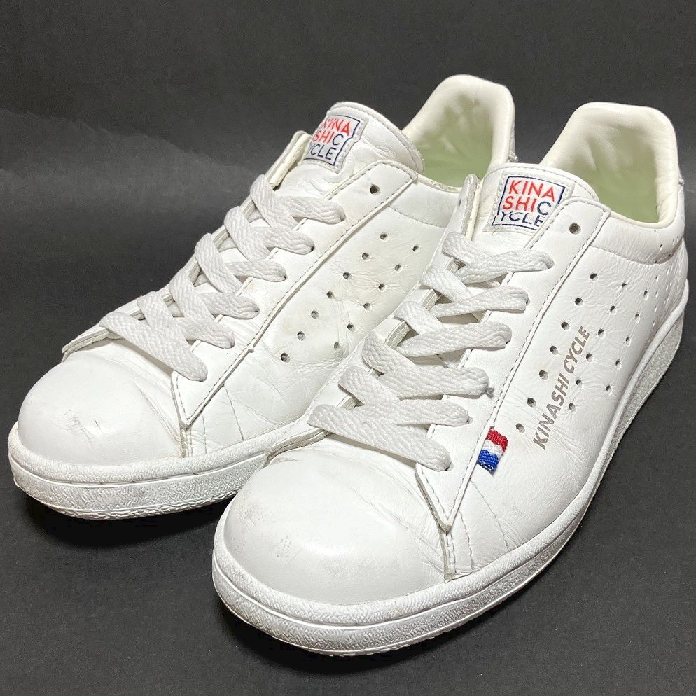 PATRICK QUEBEC × KINASHI CYCLE パトリック ケベック × 木梨サイクル レザー スニーカー 40 USED 中古品拍卖
