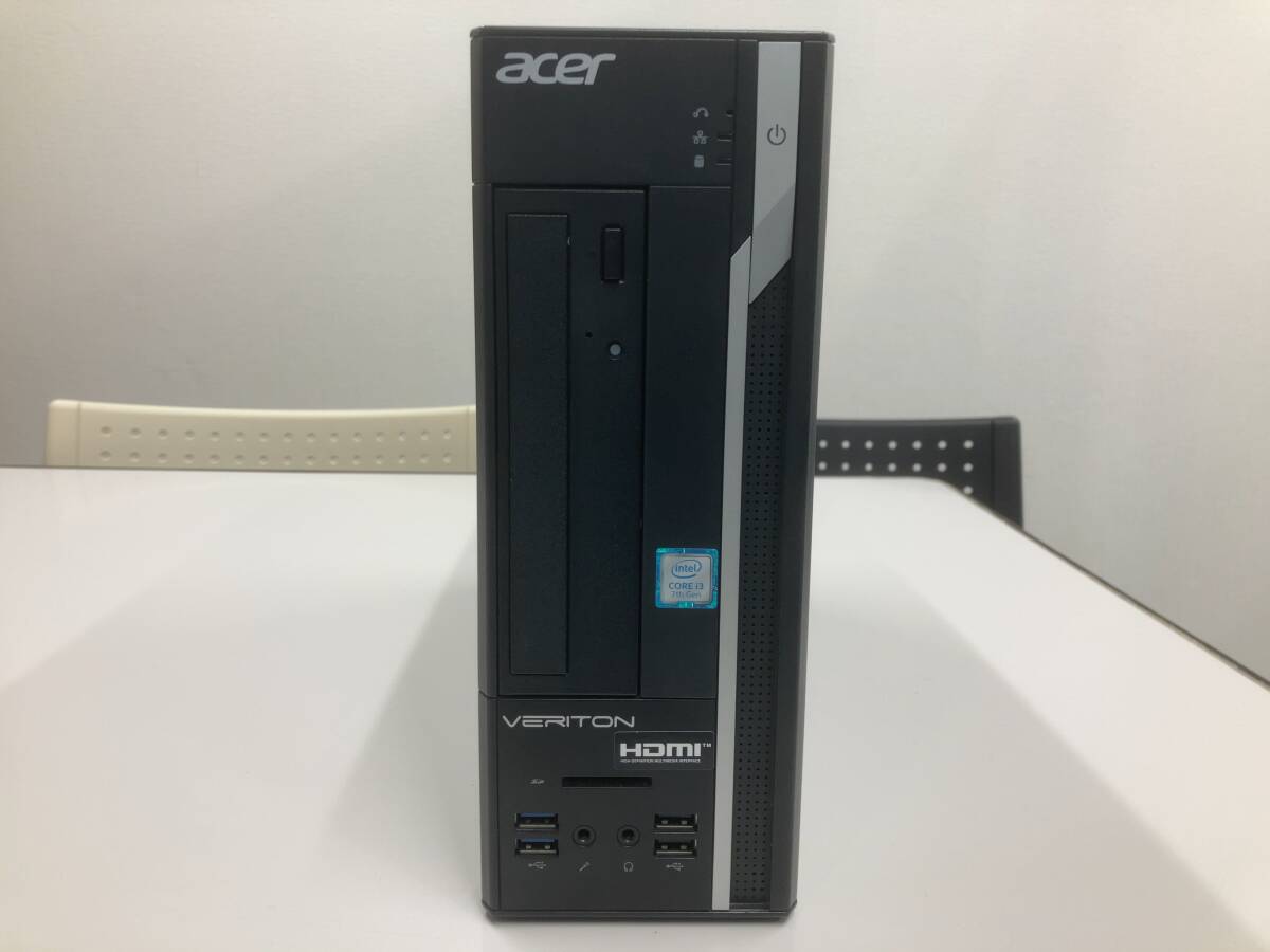 Acer Veriton X2640G series /VX2640G-A34Q /Win10 Pro /4GB /SSD:128GB/Core i3-7100 3.90GHz 【中古品】◆M3487拍卖