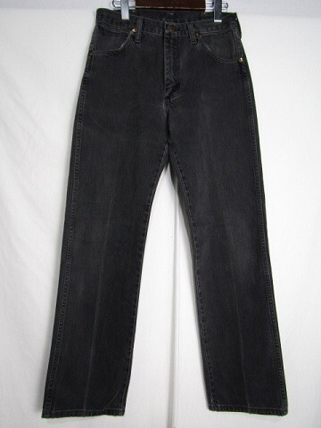 90年代 USA製 W29 L32 Wrangler ラングラー 13MWZ ブラック デニムパンツ拍卖