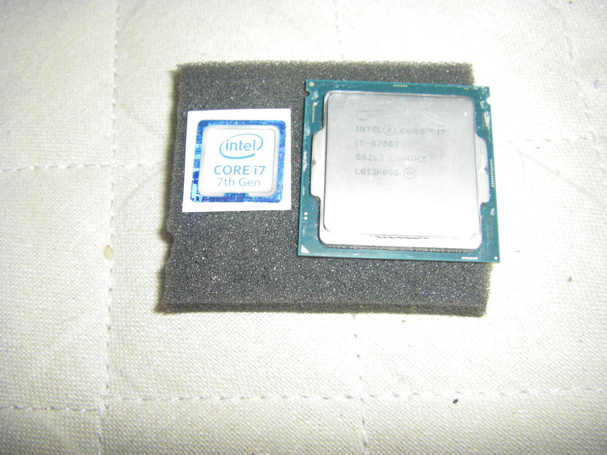 完全動作品 世代違いCPUラベル付 希少 省電力 Corei7 6700T拍卖