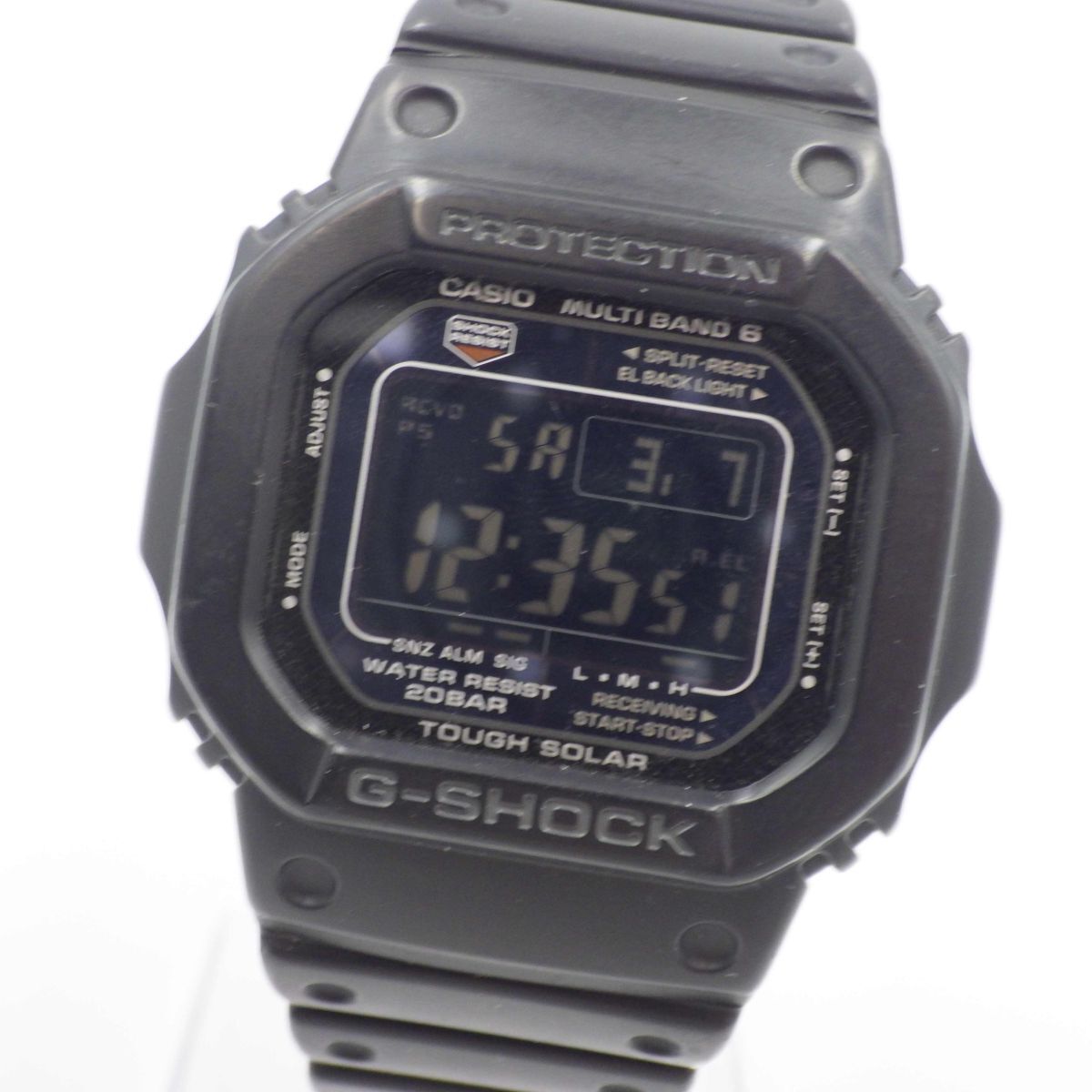 49637e/F【1円スタート】CASIO カシオ 稼動品 GW-M5610 G-SHOCK コンポジットバンド メンズ 時計 電波ソーラー ケース44mm拍卖