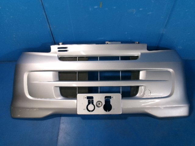 ハイゼット S321V S331V 純正 フロントバンパー S28 シルバー ※ 個人様は営業所止め 2026.3.12.HA.343-緑⑥ 26030314 三拍卖