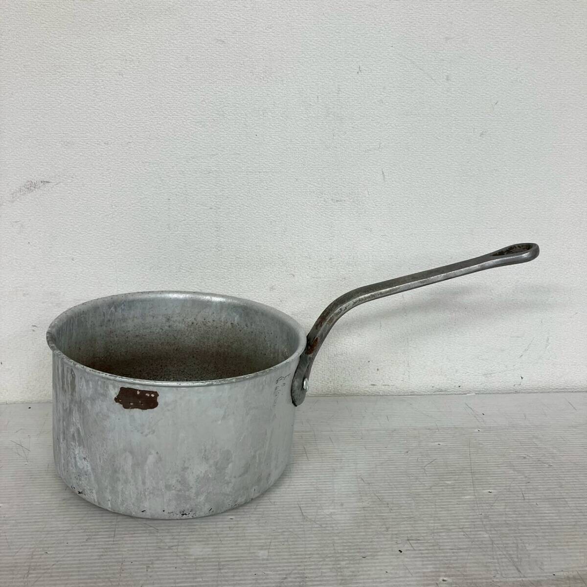 【1円スタート】鍋 片手鍋 業務用 厨房用 アルミ J0888YMG拍卖
