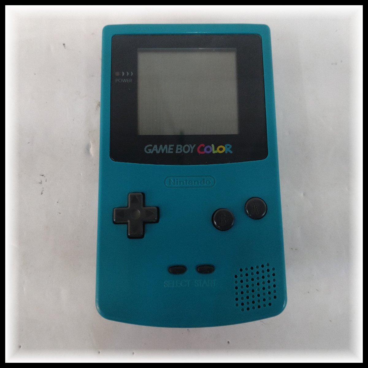 1円~ Nintenndo ニンテンドー ゲームボーイカラー GBC CGB-001 ブルー 起動確認済み拍卖