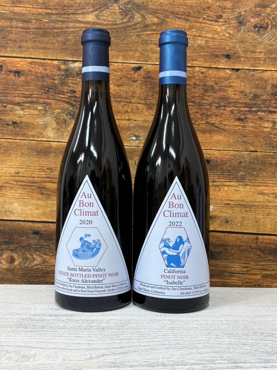 オー・ボン・クリマ(Au Bon Climat) 2本セット アメリカ カリフォルニア ピノノワール 拍卖
