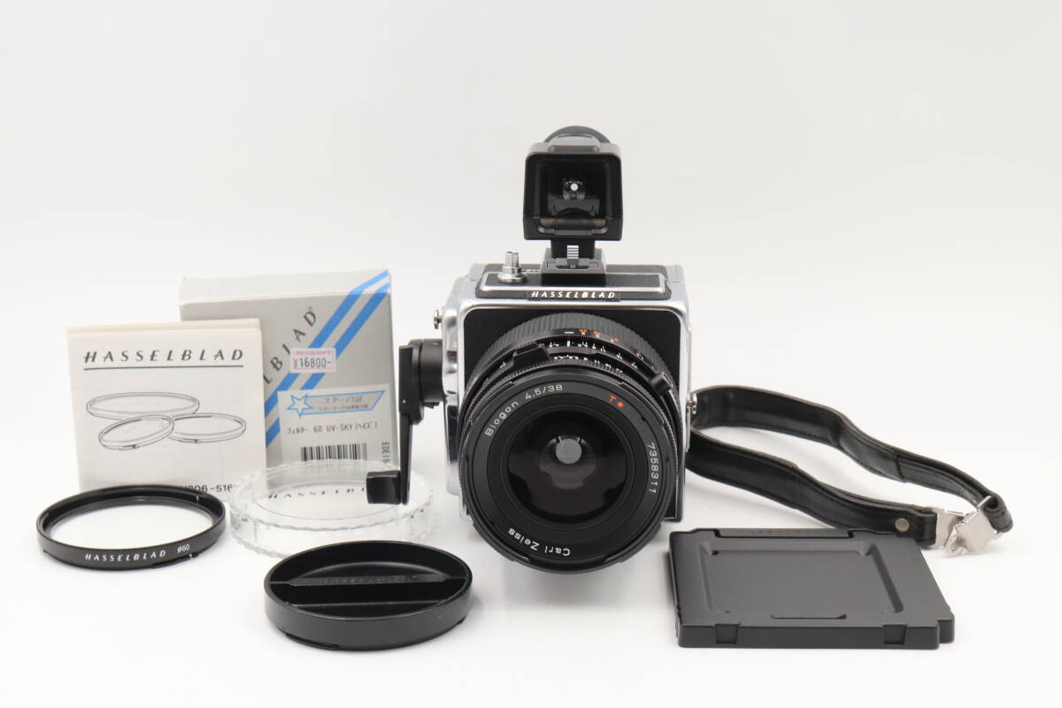 極上品☆Hasselblad ハッセルブラッド 903SWC Biogon 38mm F4.5 T* IVマガジン 付属付 ###16984拍卖