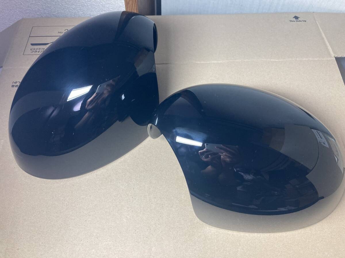★ 中古 希少 ★ BMW MINI 純正 メタリック ブラック ミラー キャップ JCW R55 R56 R57 R58 R59 R60 ミニクーパ ドアミラー カバー拍卖