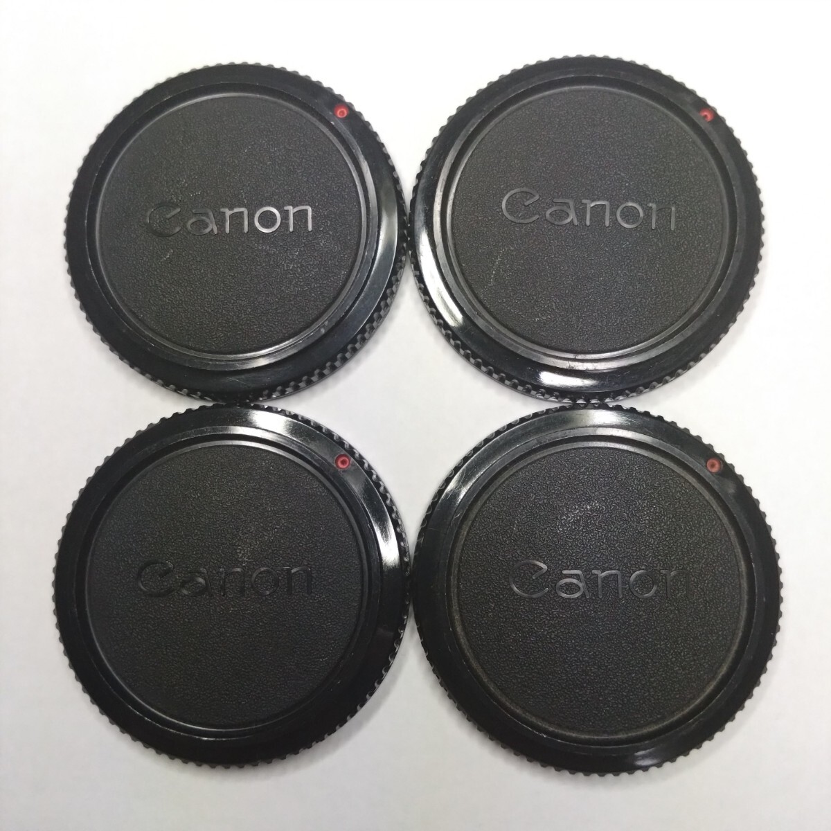 【中古】 Canon Camera Cover R-F-2 4枚セット(キヤノン フロント ボディキャップ New FD FDマウント) 拍卖