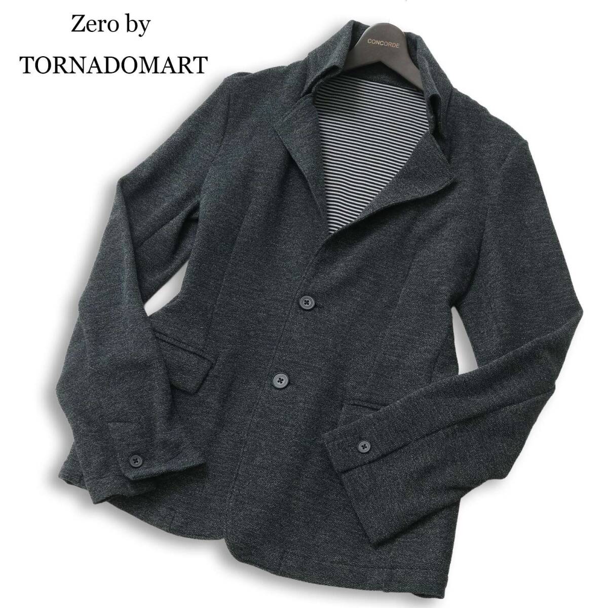 Zero by TORNADOMART トルネードマート 通年★ 立ち衿 スリム アンコン テーラード ジャケット 日本製 Sz.M メンズ拍卖