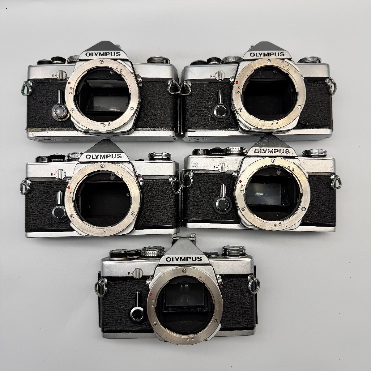 L08 OLYMPUS OM-1 5台まとめ売り フィルム一眼レフカメラ ジャンク 1円スタート オリンパス拍卖