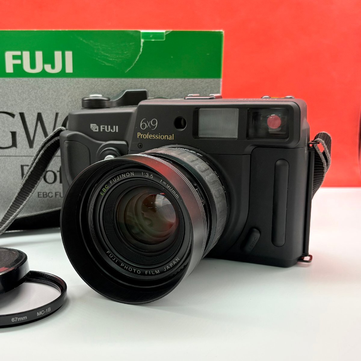 T34 FUJIFILM FUJI GW690III 6x9 Professional EBC FUJINON F3.5 90mm 中判フィルムカメラ 動作品 1円スタート 富士フイルム拍卖