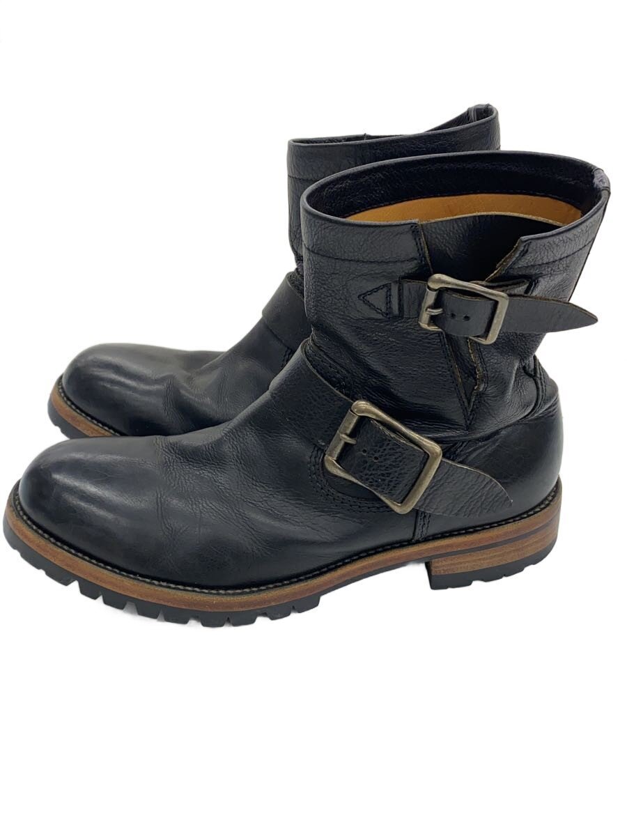 PADRONE◆エンジニアブーツ/42/BLK/レザー//拍卖