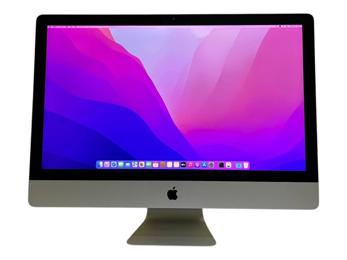 ☆Apple iMac 27inch Retina 5K Late2015 A1419 EMC2834 i7-6700K/16GB/1TB Monterey キーボード・箱付拍卖