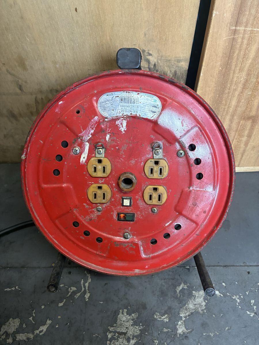 コードリール 50M 100V 4口 日動工業ND-E54 3C 2Sq 延長コード 電工ドラム DIY拍卖