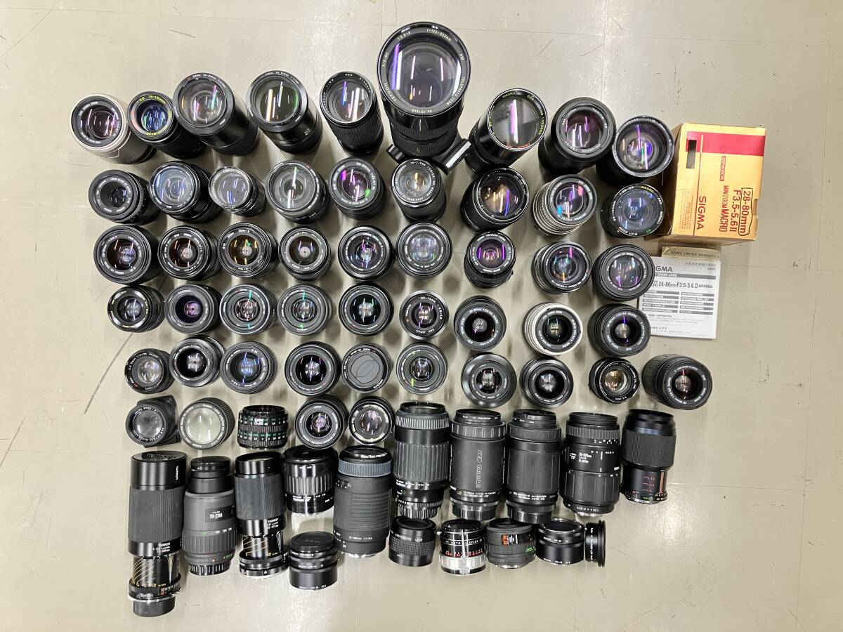 【大量約60本】 ブランド多数 中古レンズ 大量 まとめ ジャンク P61拍卖