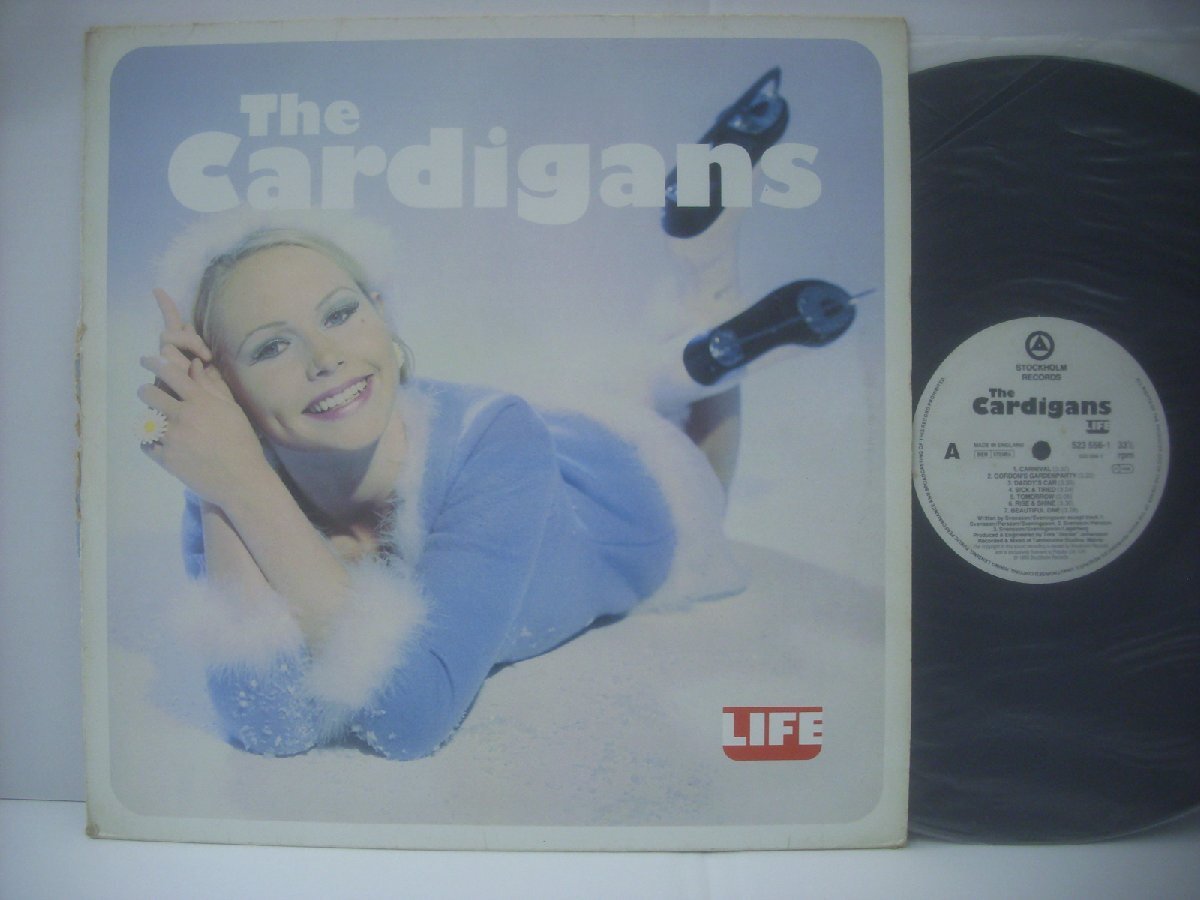 ■ 輸入UK盤 LP THE CARDIGANS / LIFE カーディガンズ ライフ カーニバル 1995年 TRAMPOLENE RECORDS 523 556-1 ◇r80311拍卖
