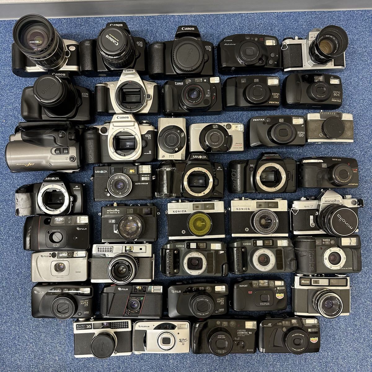 【Z2238-j】フィルムカメラ 40点 まとめ Canon OLYMPUS MINOLTA FUJIFILM PENTAX konica fuji fujifilm ricoh kyocera ixy eos 拍卖