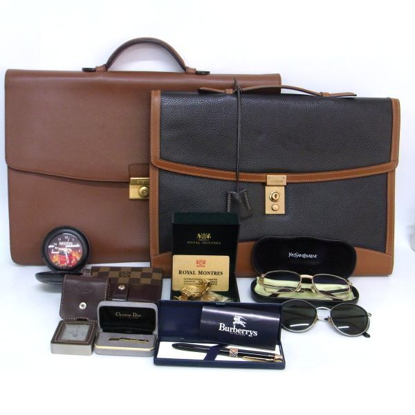 1円 おまとめ10点 実家整理 ア・テストーニ バック ジバンシー Burberrys ボールペン シャーペン メガネ ディオール ネクタイピン 他 SK拍卖