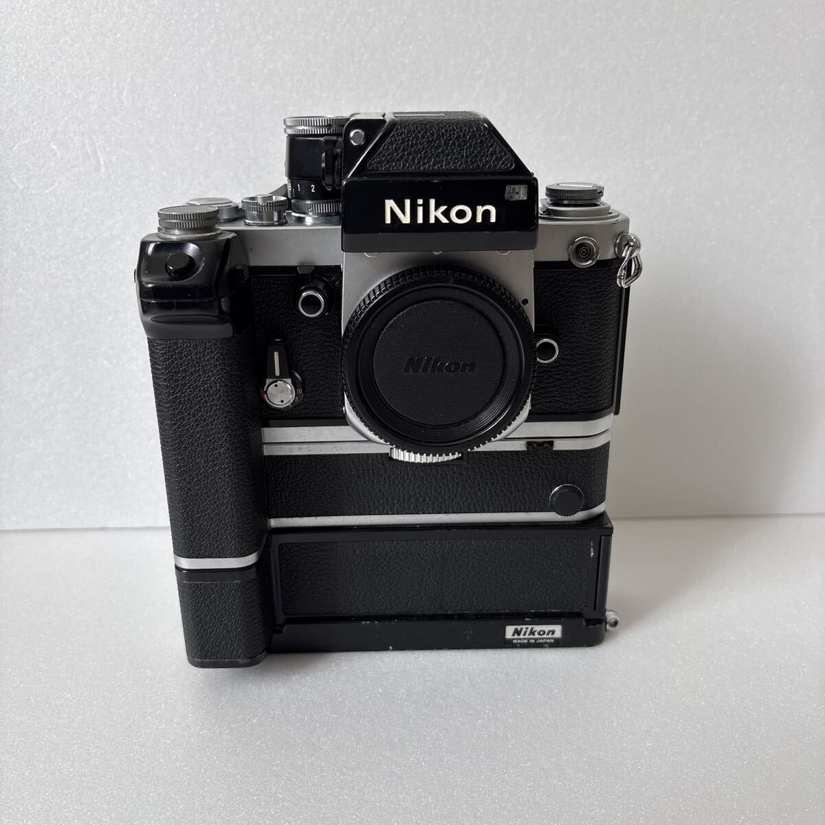 1円スタート Nikon フィルムカメラ F2 シルバー ボディ ニコン MD-2 MB-1 現状品 シャッター確認済み拍卖