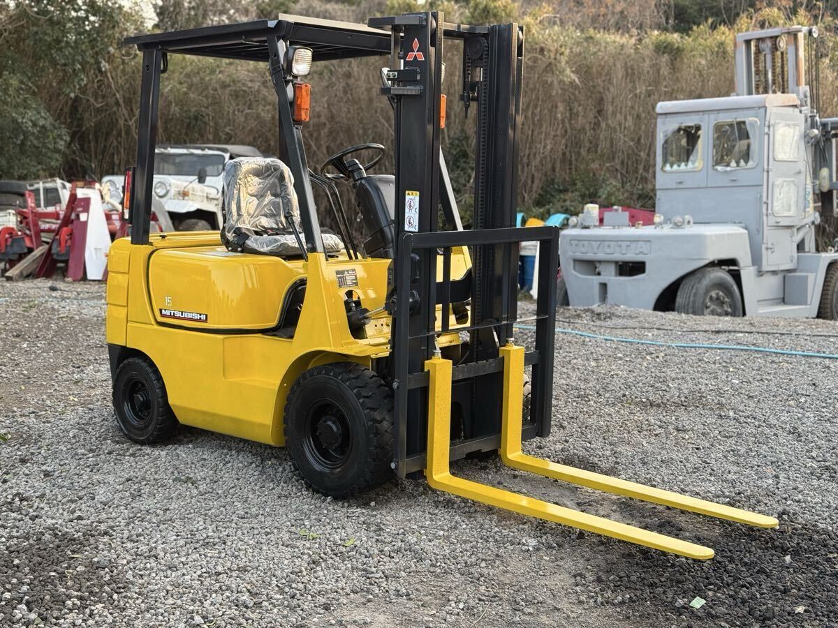 三菱★フォークリフト★ KFG15★ アワ 846H ★ MT ★ガソリン★ 1.5トン★下取リ可能 ★ MITSUBSHI FORKLIFT 拍卖