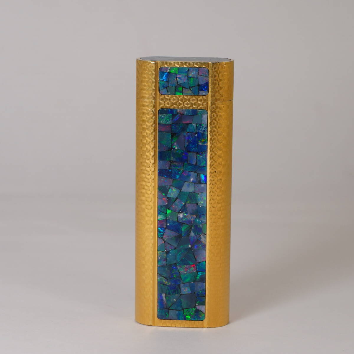 Cartier カルティエ ガスライター ゴールドカラー オパール装飾 現状品拍卖