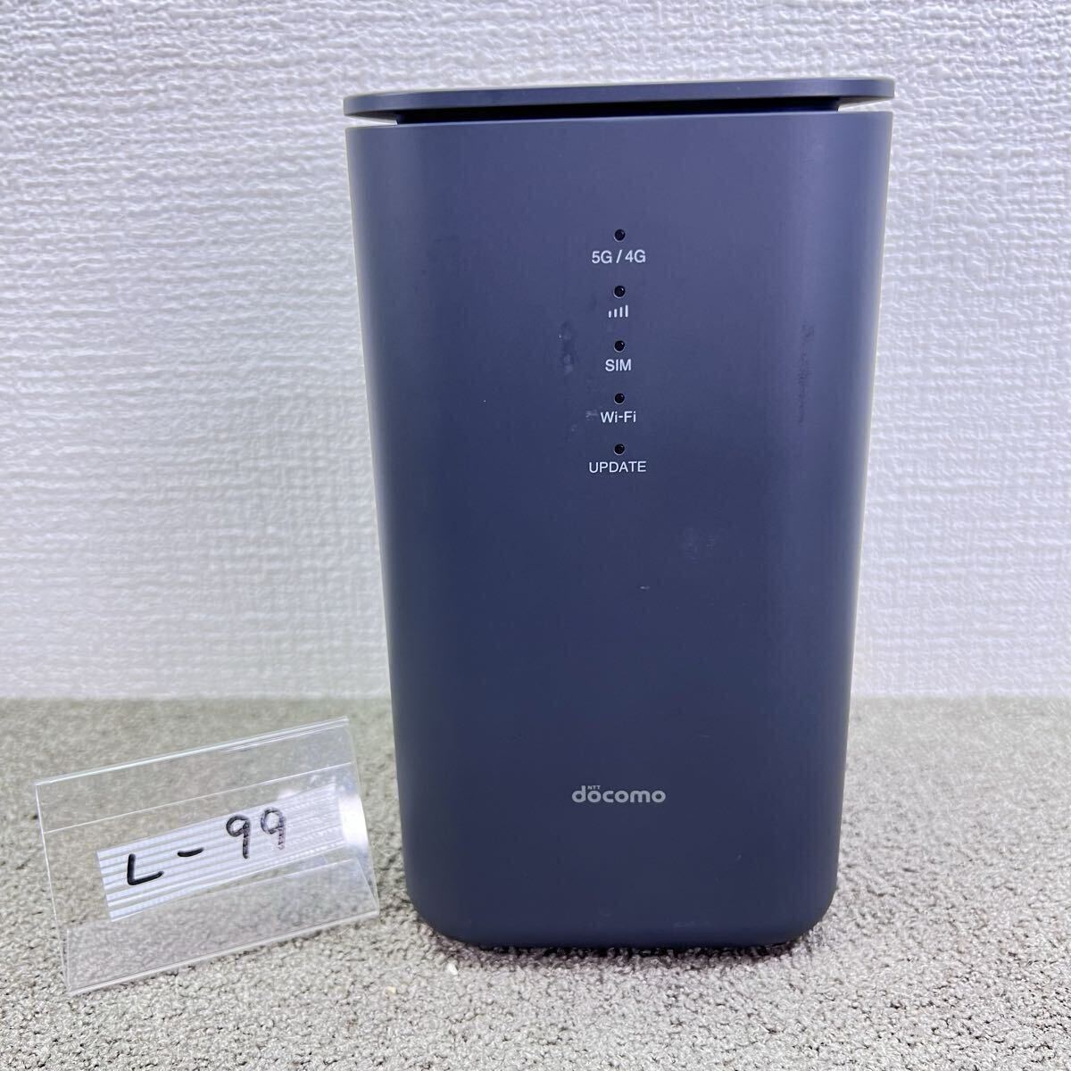 1円スタート【L-99】docomo home 5G HR02 ホームルーター Wi-Fi6 WiFi6 WiFi接続及びWeb管理画面確認済 現状品拍卖