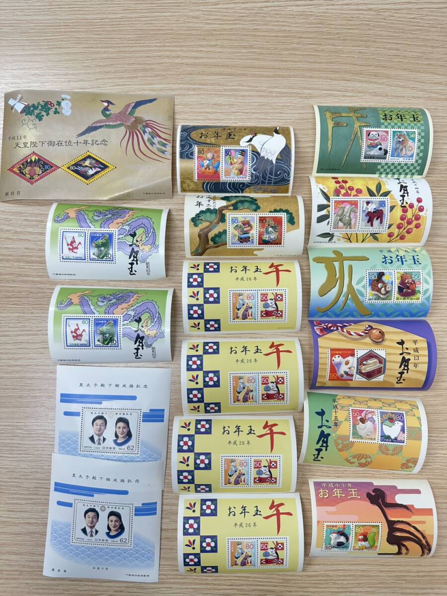 【S】 お年玉切手シート 記念切手シート額面約1,444円 お年玉年賀切手拍卖