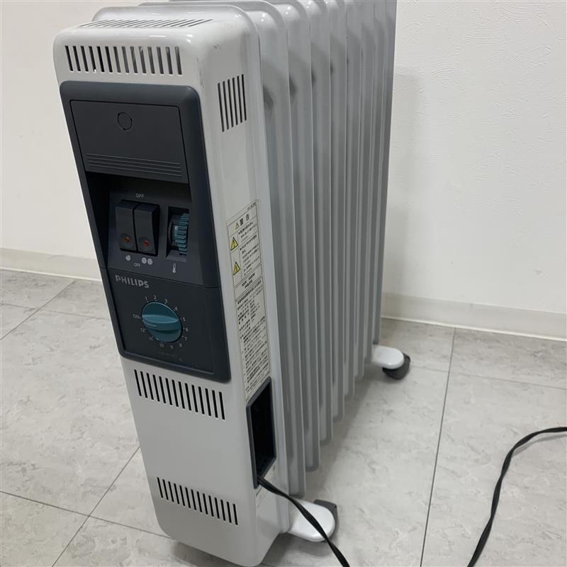#7890 ★1円スタート★ PHILIPS オイルパネルヒーター ラジエーター式 HD3471 暖房器具 動作確認済み フィリップス 即暖拍卖