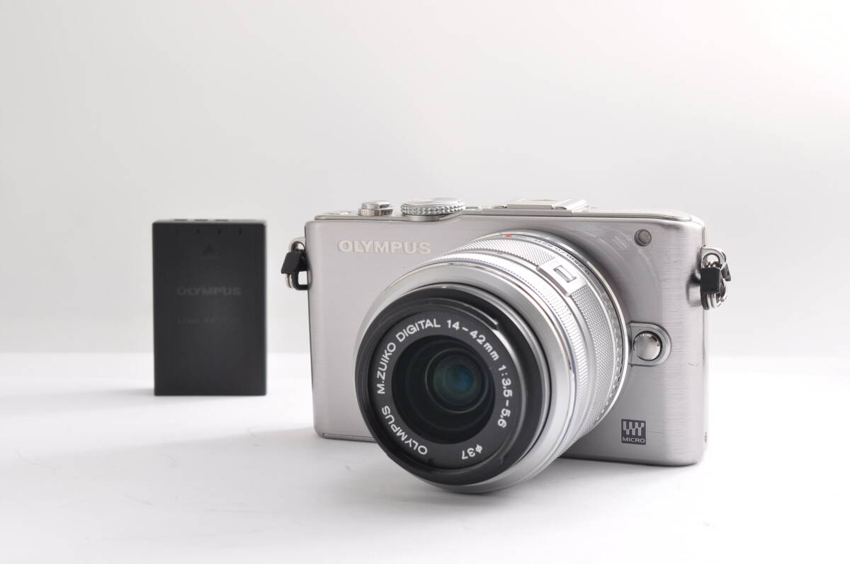【XB2006】Olympus Pen Lite E-PL3 + M.Zuiko Digital 14-42mm f/3.5-5.6 オリンパス ペン デジタルカメラ拍卖