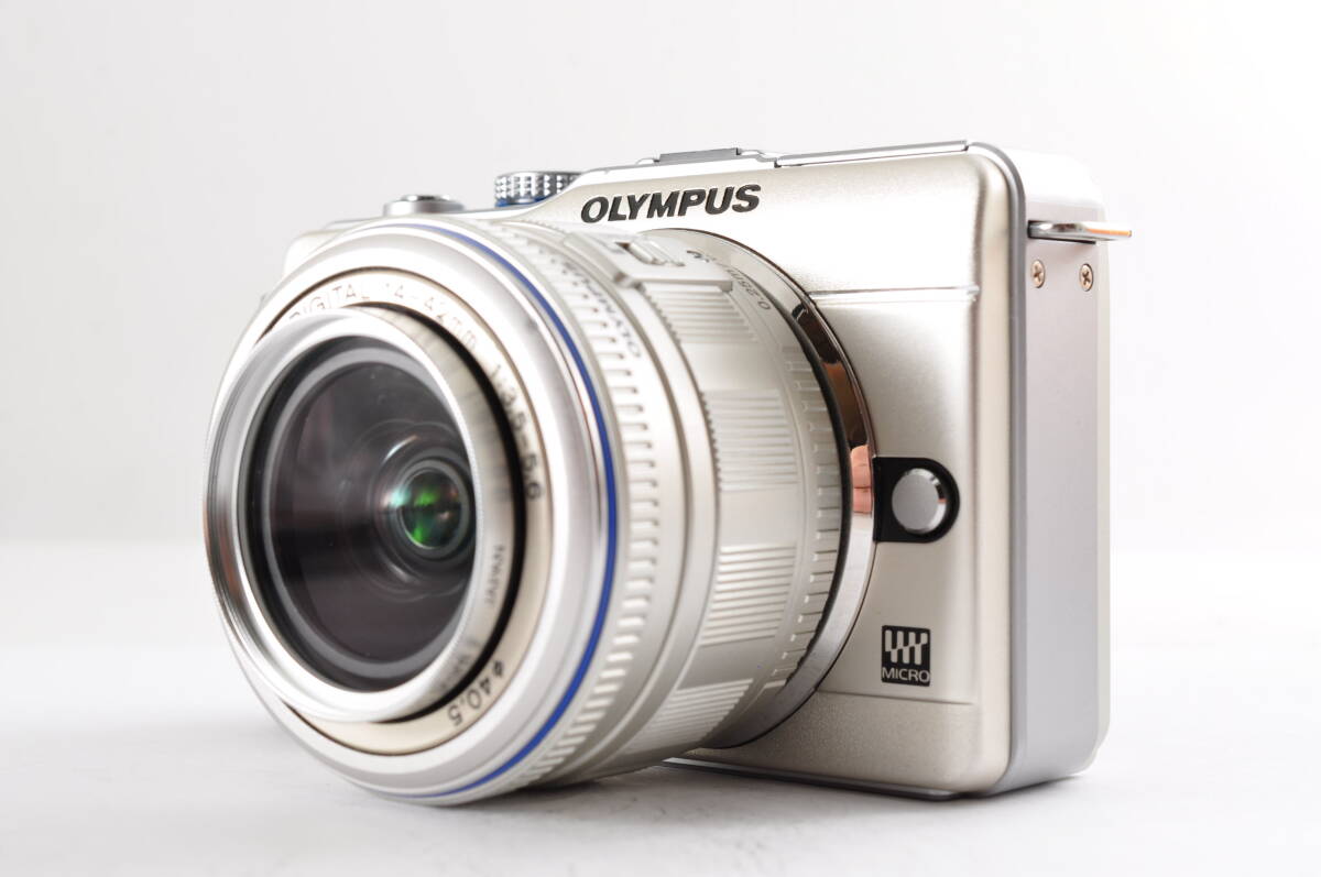 【XB1904】Olympus Pen E-PL1 + M.Zuiko Digital 14-42mm f/3.5-5.6 シャッター回数 795枚 オリンパス ペン デジタルカメラ拍卖