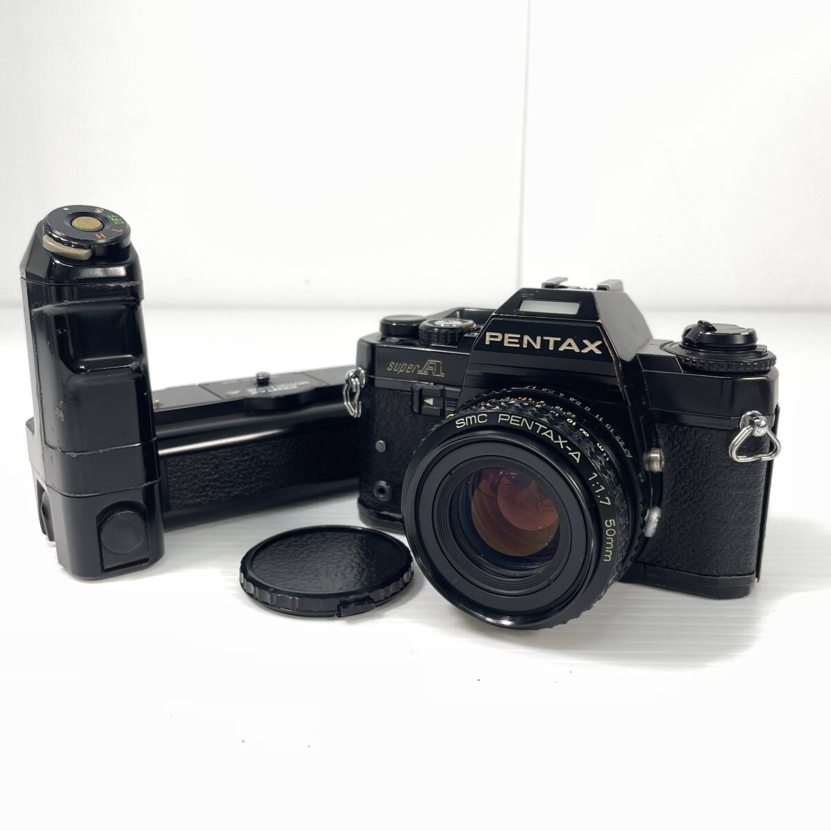 2602M4905 PENTAX ペンタックス フィルムカメラ SUPER A/レンズ SMC PENTAX-A 1:1.7 50mm 通電確認済拍卖