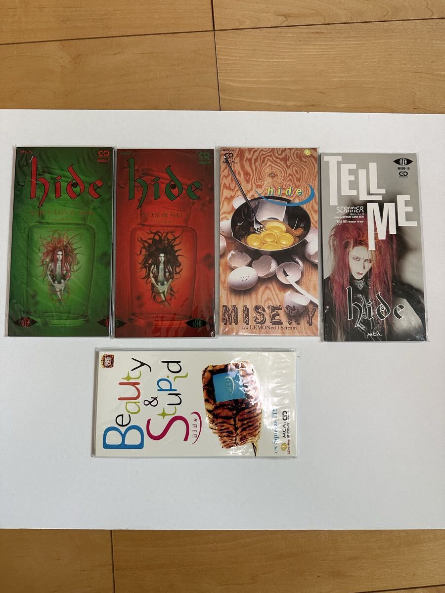 hide CD 5枚 まとめ売り 4枚未開封 拍卖