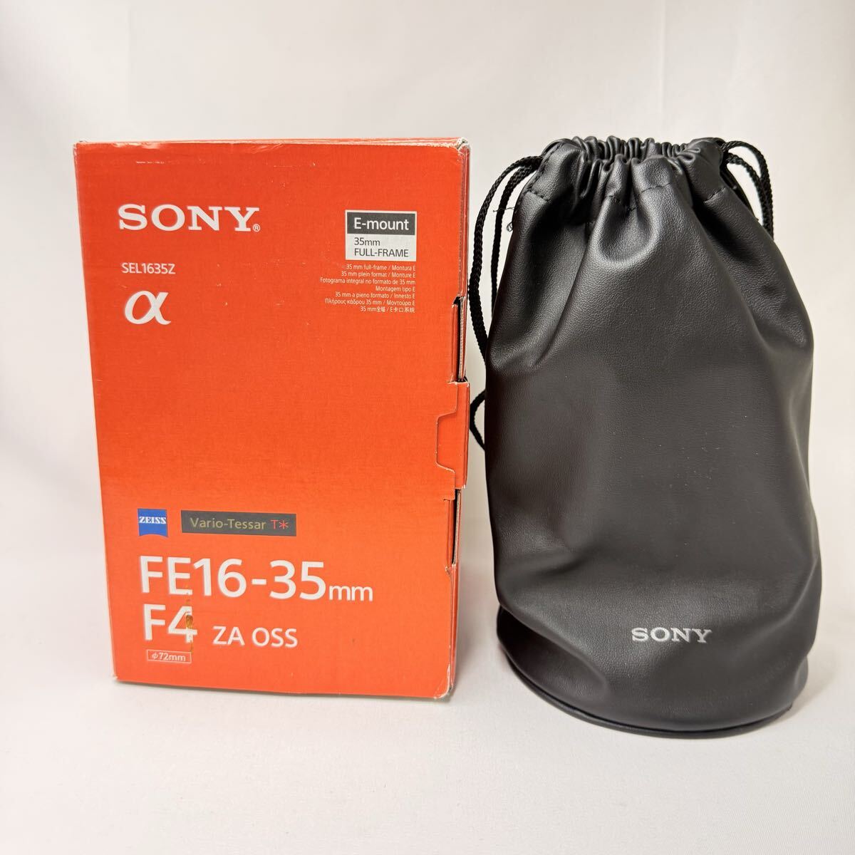 SONY FE 16-35mm F4 ZA OSS SEL1635Z ソニー Eマウント レンズ 箱 レンズケース のみ拍卖