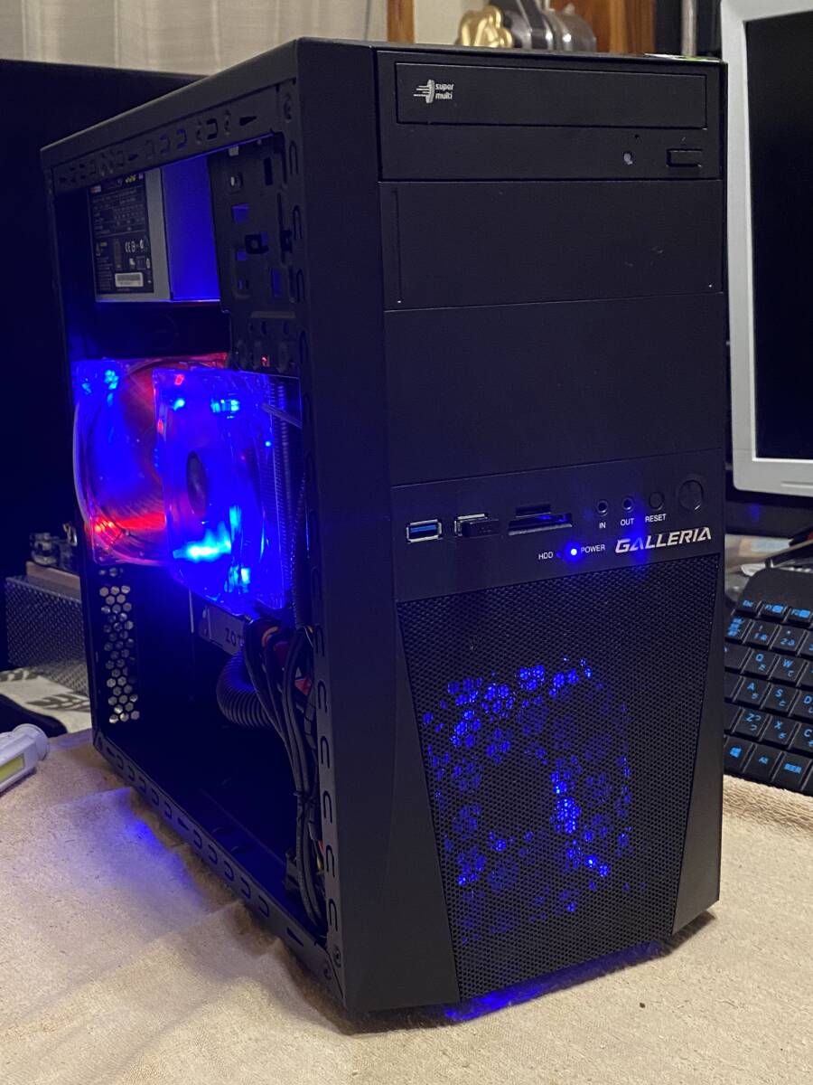 GTX960 メモリ32GB Win11 ドスパラ GALLERIA CoreI7同等ベンチマークで有名なXeon搭載 SSD240GB ASUSマザボ 動作確認済 ゲーミング拍卖