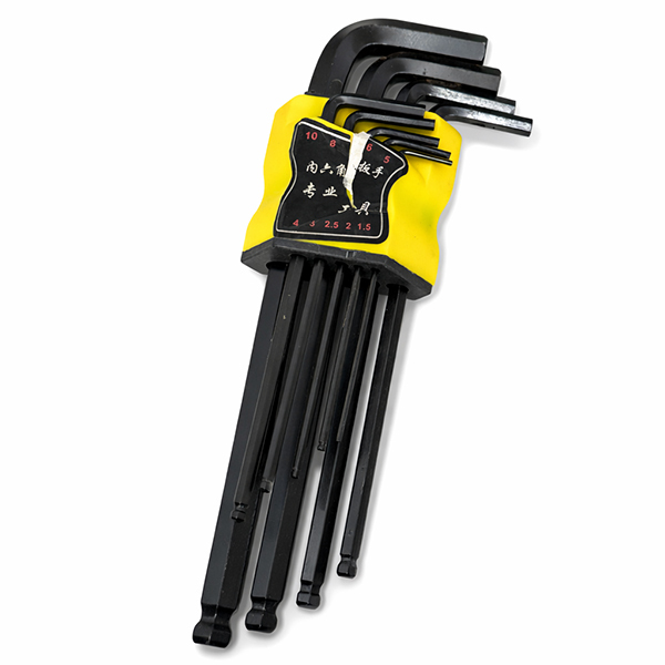 CR-V 六角レンチセット ボールポイント 9本組 1.5~10mm 高硬度 工具 T820拍卖