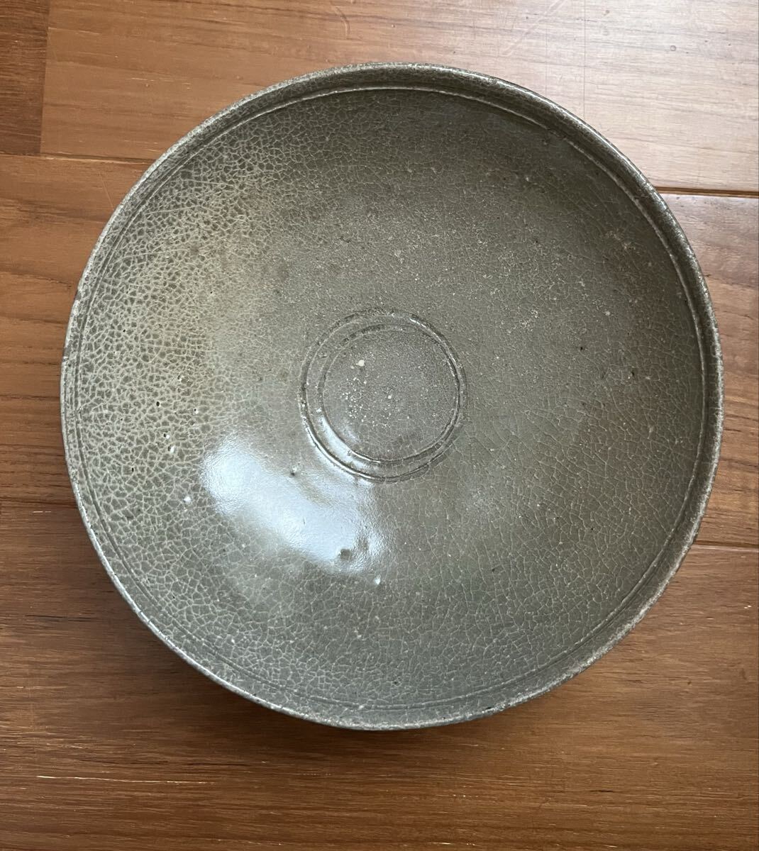 李朝/朝鮮古陶磁平鉢 茶道具 古美術 茶碗 鉢拍卖