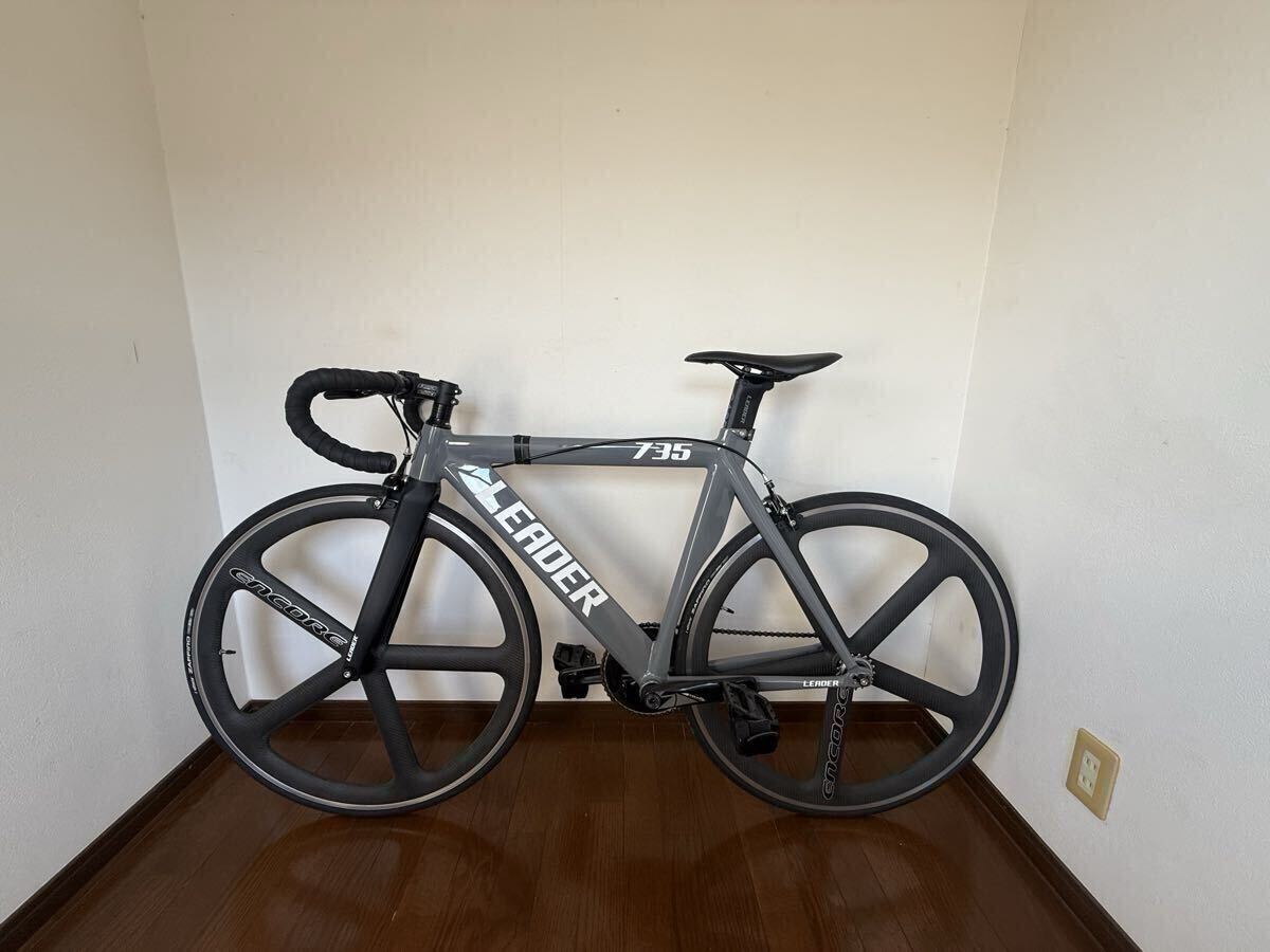 leader bike 735tr リーダーバイク ブローチャーズ サイズS ENCOREホイール カーボンRAW拍卖
