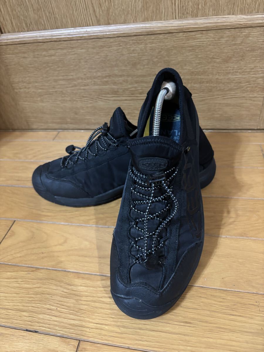 KEEN キーン Hoodmock HS ブラック メンズ 27.5cm 防水透湿 絶版のサイドロゴ かかとが踏めるスニーカー拍卖
