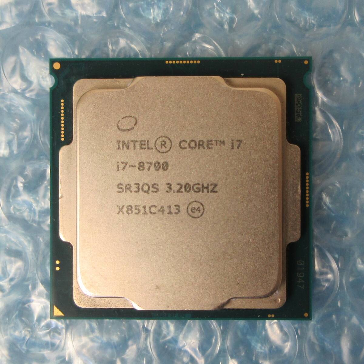 Intel Core i7-8700 SR3QS 3.20GHz HP EliteDesk 800 G4 SFF デスクトップ CPU BIOS起動確認済み【DC-186】拍卖