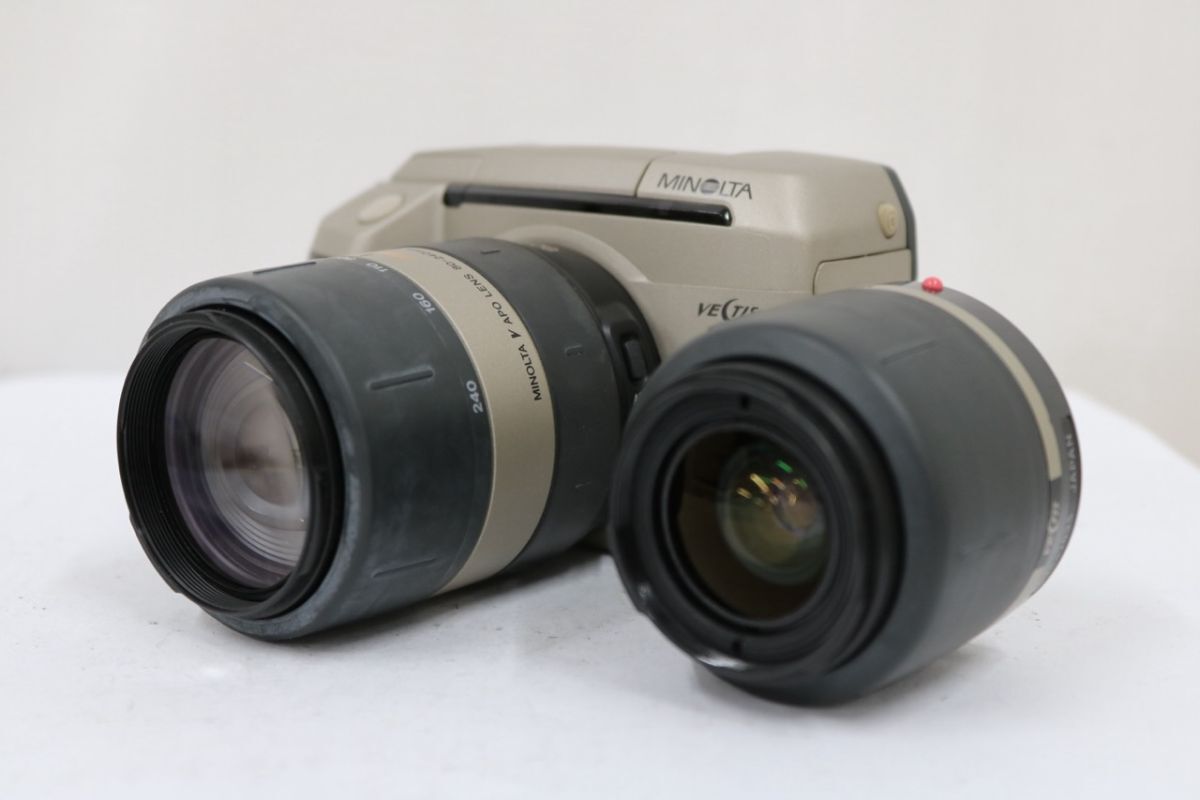【返品保証】 ミノルタ Minolta VECTIS S-1 V LENS 28-56mm F4-5.6 V APOLENS 80-240mm F4.5-5.6 ボディレンズセット e8783拍卖