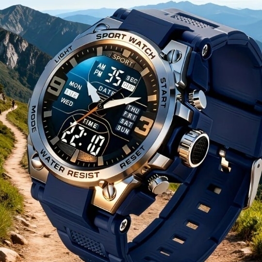 1円スタート!激安出品!デジアナスポーツウォッチ拍卖