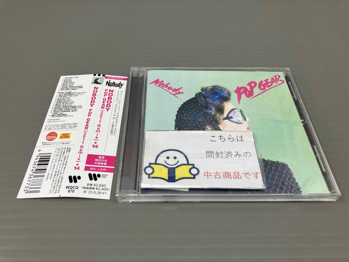 帯あり ノーバディ NOBODY CD POP GEAR(2011 REMIX)(+14)(タワーレコード限定盤)拍卖