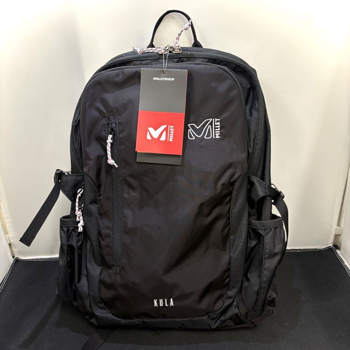 新品 タグ付き MILLET ミレー KULA バックパック ブラック エコバッグ付 リュックサック 美品 (03088H拍卖