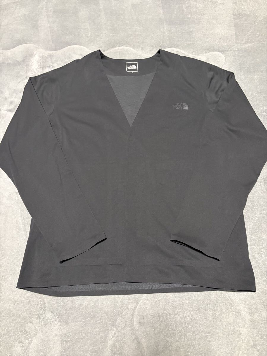 【美品】ノースフェイス テックラウンジカーディガン ブラック M カーディガン拍卖
