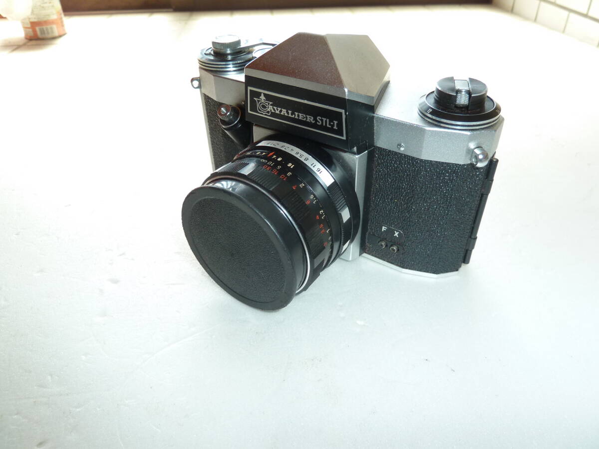 希少レンズ付き 旧東ドイツ製 CAVALIER STL-I 一眼レフカメラ Meyer-Optik Oreston 50㎜ 1.8 後期付き 現状拍卖
