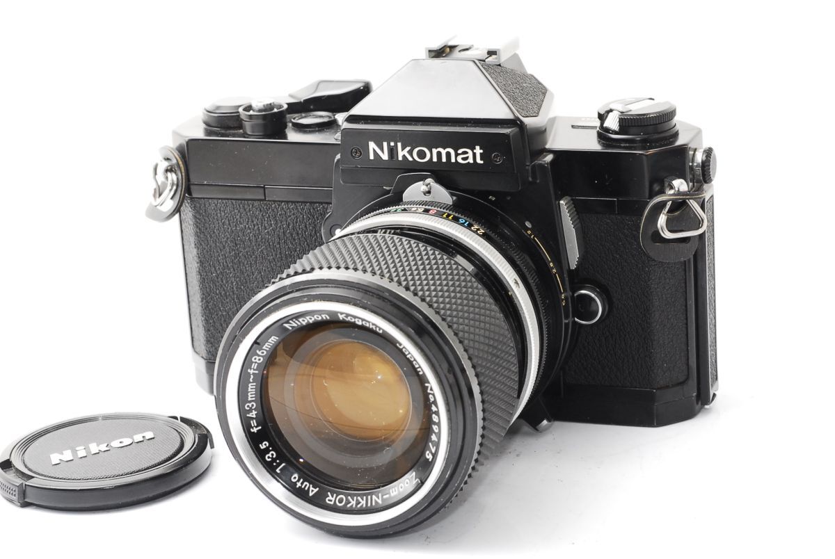 ★実用品★ ニコン NIKON Nikomat FT2 ボディ ブラック + Zoom-NIKKOR Auto 43-86mm F3.5 Nippon Kogaku Japan #R92#045050拍卖